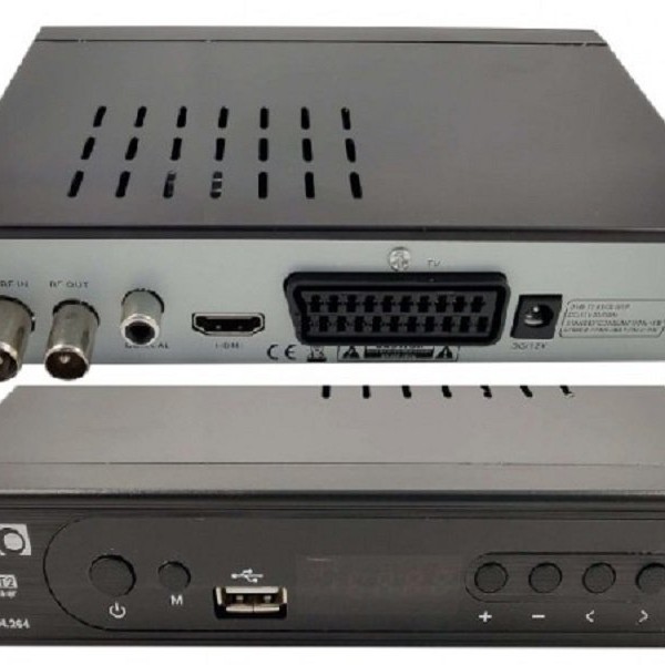 GEMBIRD GMB-MAT-818T DVB-T2 Set Top Box USB/HDMI/Scart/RF-out, PVR,Full HD, H265,hdmi-kabl, modulator1675 39315