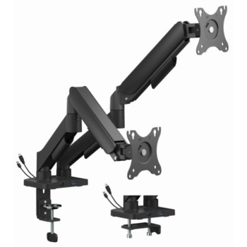 GEMBIRD MA-DA2U-01 Podesivi stoni nosač za 2 monitora sa USB portovima