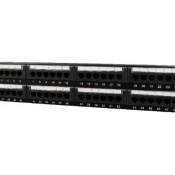 GEMBIRD (NPP-C548CM-001) 48 porta patch panel sa zadnjim upravljanjem kablovima Cate