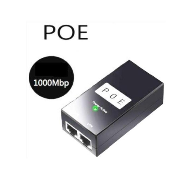 GEMBIRD POE-INJ-4806 Gembird 48V/0.65A 30W, POE adapter Injector 1000mbps sa 2x RJ45, 100m