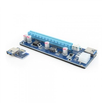 GEMBIRD RC-PCIEX-03 PCI-Express riser add-on card PCI-ex 6-pin power connector