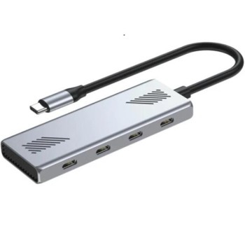 GEMBIRD UHB-CM-U310-C4-01 Gembird razdelnik, IN-1 x USB Type-C (M) OUT-4 x USB Type-C (F)