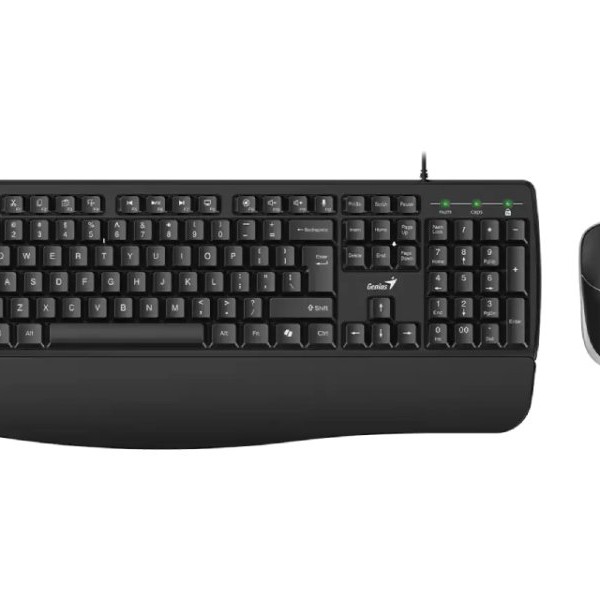 GENIUS KM-123 USB YU crna tastatura+ USB crni miš