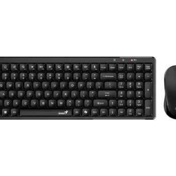 GENIUS LuxeMate Q8100 Wireless USB US crna tastatura + miš