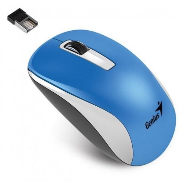 GENIUS Mouse NX-7010, USB, WH+BLUE, NEW Package