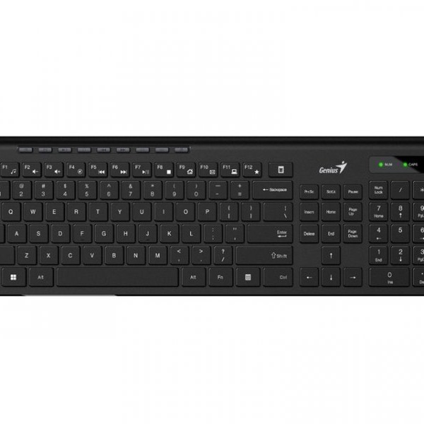 GENIUS SlimStar 7230 USB US crna tastatura