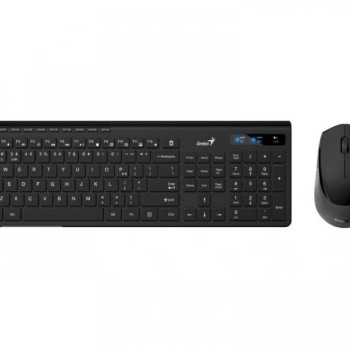 GENIUS SlimStar 8230 Wireless USB YU crna tastatura+ miš