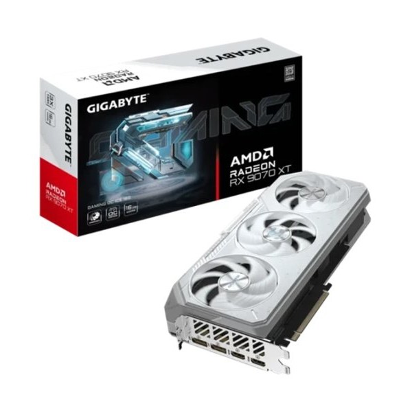 GIGABYTE AMD Radeon RX9070XT GDDR6 16GB GV-R9070XTGAMINGICE OC-16GD 256bit