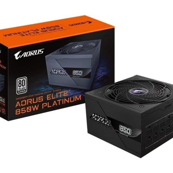 GIGABYTE AORUS ELITE P850W 80+ PCIe 5.0 Platinum modular napajanje GP-AE850PM PG5 Crno