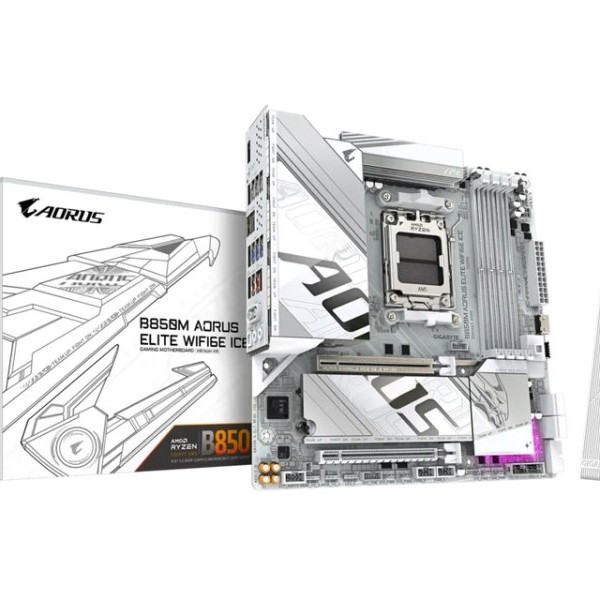 GIGABYTE B850M AORUS ELITE WIFI6E ICE rev. 1.0