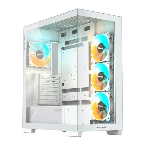 GIGABYTE C500 Panoramic Stealth Ice GB-C500PI ST Belo midi kućište