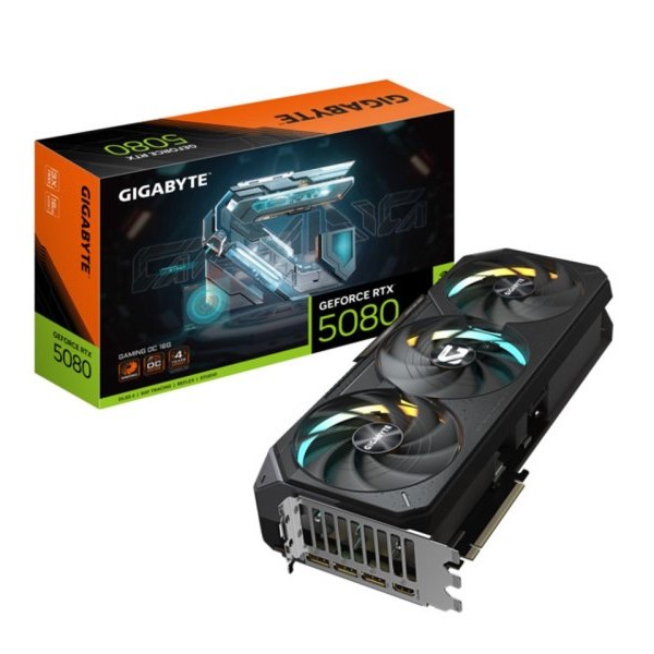 GIGABYTE NVidia GeForce RTX 5080 GAMING 16GB GV-N5080GAMING OC-16GD