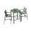 Green Bay Baštenski set Olive visoko sedenje