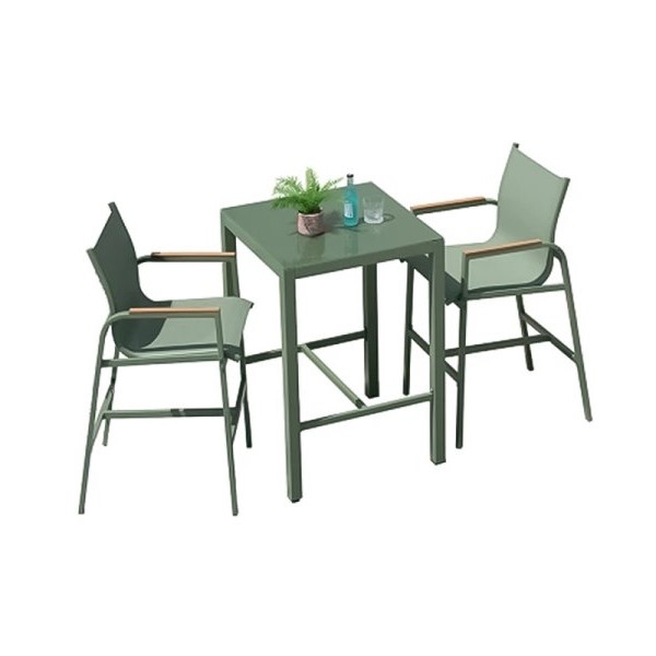 Green Bay Baštenski set Olive visoko sedenje