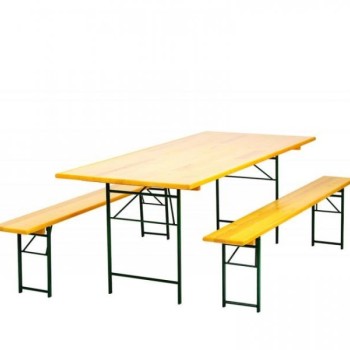 Green Bay STOUT Baštenski set sto + 2 klupe 200 x 80