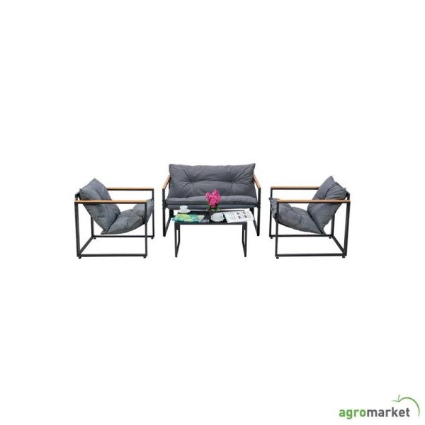 Green Bay Plato baštenski set sa jastucima