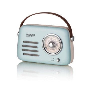 HAEGER HERB-BLU.002A Retro Bluetooth FM radio plavi