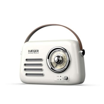 HAEGER HERB-BLU.003A Retro Bluetooth FM radio bež