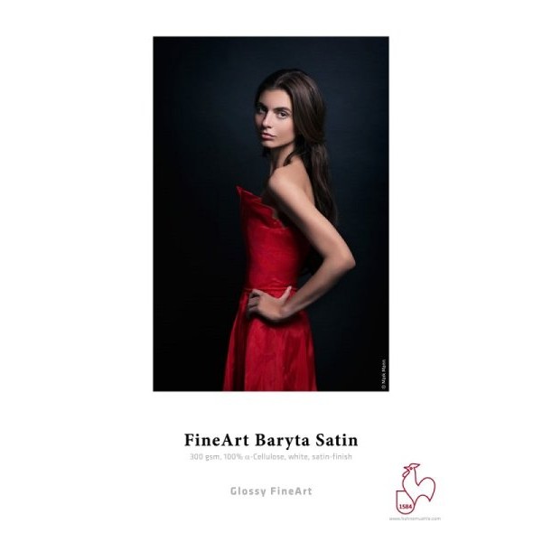 Hahnemuhle FineArt Baryta Satin A3+ Foto papir
