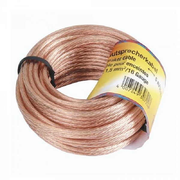 HAMA Kabl za povezivanje zvučnika 2x1.5mm2, 10.0m 25IP 205142