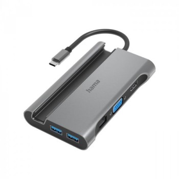HAMA USB-C Stanica 3xUSB-A3.1,HDMI™,VGA,LAN,USB-C (PD)  200102