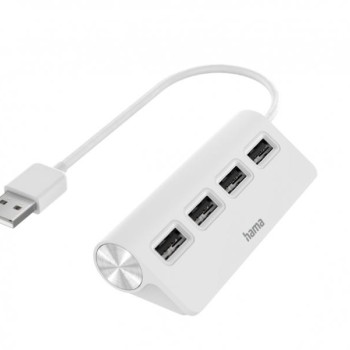 HAMA USB HUB 4 port 2.0 200120 White
