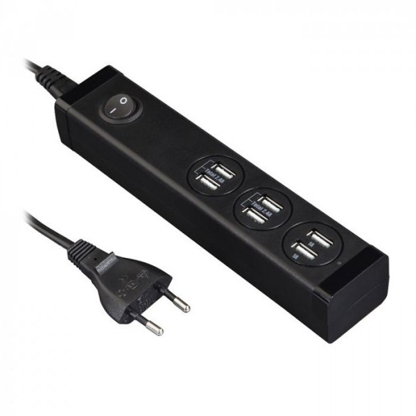 HAMA USB Stanica Za Punjenje 6 Portova