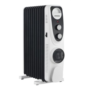 HEINNER Uljani radijator HEINNER HOH-MVT11WH-BK 11rebara/2300W+ventilator 400W