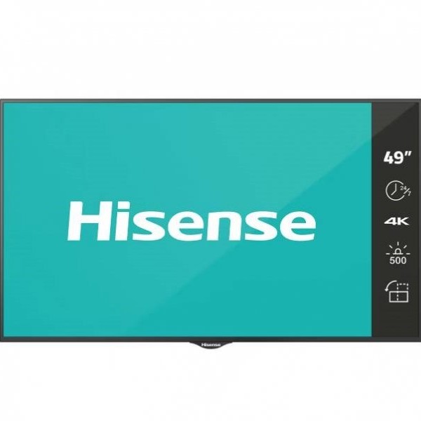 Hisense 49” 49BM66AE 4K UHD Digital Signage Display - 24/7 Operation