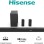 Hisense AX5100Q Dolby Atmos soundbar sa bežičnim subwooferom crni