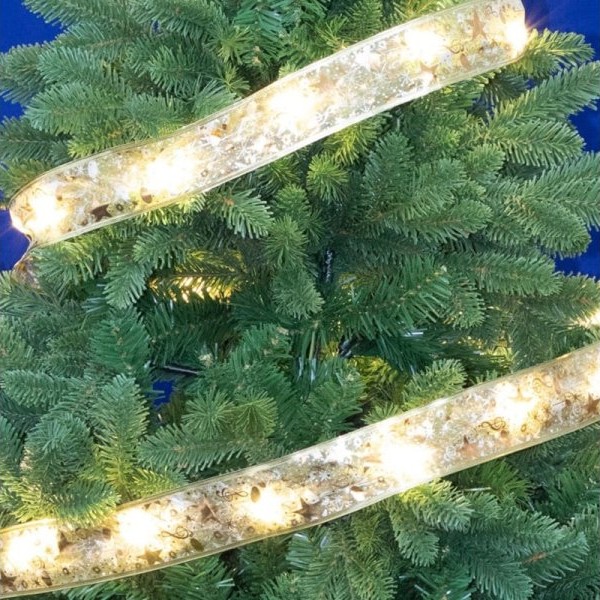 HOME LED svetleći niz zlatna traka sa 100 LED dioda