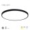 HOME LIGHT L7760-18W CCT LED plafonjera sa senzorom crna