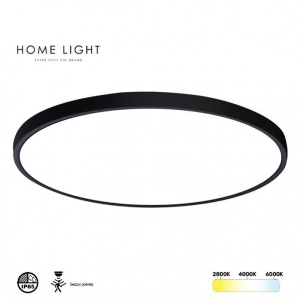 HOME LIGHT L7760-18W CCT LED plafonjera sa senzorom crna