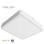 HOME LIGHT LED PLAFONJERA NORA 24W CCT BELA IP65