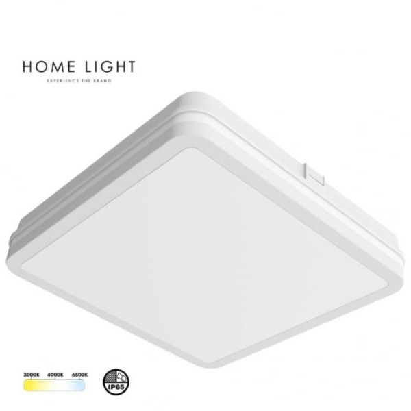 HOME LIGHT LED PLAFONJERA NORA 24W CCT BELA IP65