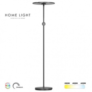 HOME LIGHT LT400CR CCT RGB LED podna lampa crna