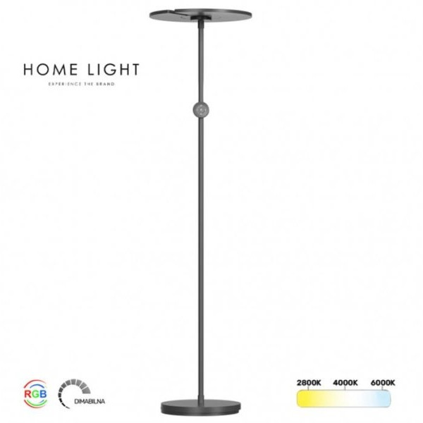 HOME LIGHT LT400CR CCT RGB LED podna lampa crna