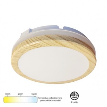 HOME LIGHT MONA-300-30W LED plafonjera drvo