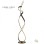 HOME LIGHT Solea 136 LED podna lampa crna