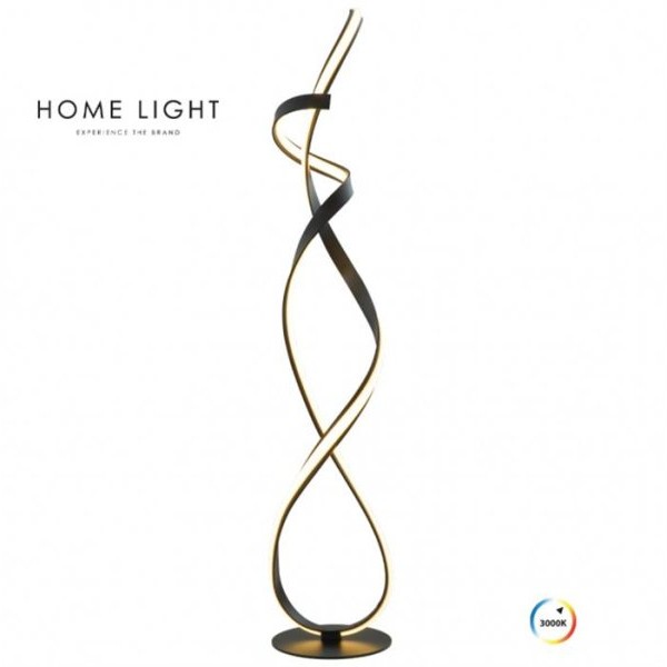 HOME LIGHT Solea 136 LED podna lampa crna