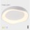HOME LIGHT Solea 15 LED plafonjera bela