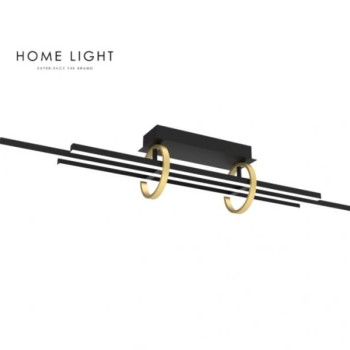 HOME LIGHT SOLEA 2 LUSTER 36W 3000/4000/6000K CRNA/ZLATO