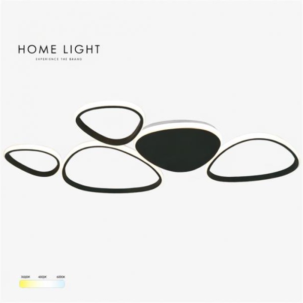 HOME LIGHT Solea 21 LED plafonjera crna