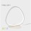 HOME LIGHT Solea 22 LED stona lampa bela