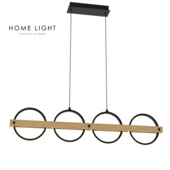 HOME LIGHT SOLEA 3 LUSTER 36W 3000/4000/6000K CRNA/DRVO