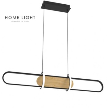 HOME LIGHT SOLEA 4 LUSTER 36W 3000/4000/6000K CRNA/DRVO