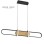 HOME LIGHT SOLEA 4 LUSTER 36W 3000/4000/6000K CRNA/DRVO