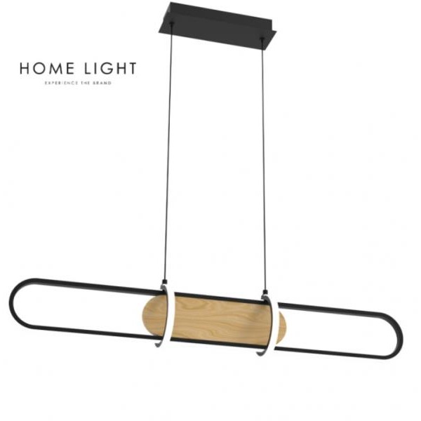 HOME LIGHT SOLEA 4 LUSTER 36W 3000/4000/6000K CRNA/DRVO