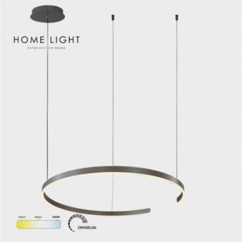 HOME LIGHT Solea 44 LED visilica siva