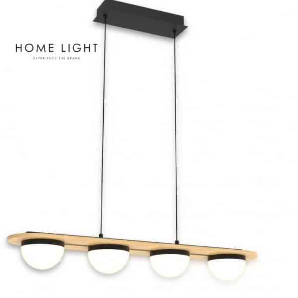 HOME LIGHT SOLEA 6 LUSTER 28W 3000/4000/6000K CRNA/DRVO